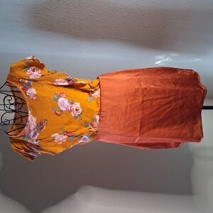 Floral Mustard Blouse